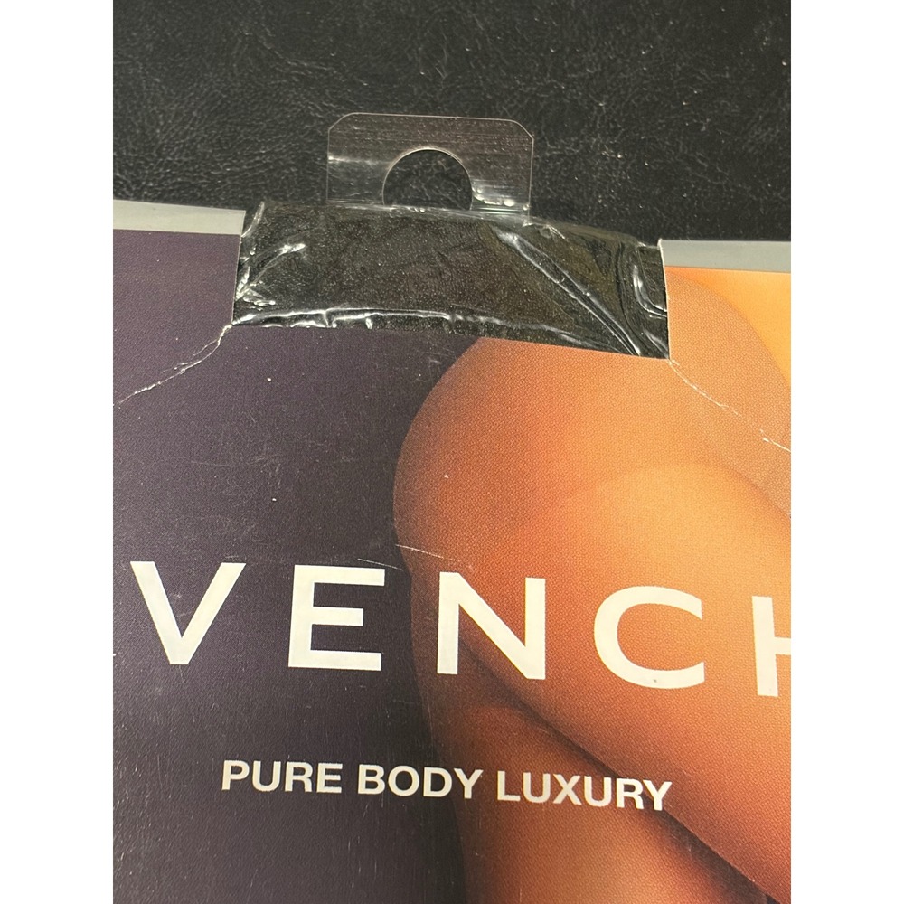 Givenchy Essentials Silken Sheer Lace Top Tights Black Size CD 01080 Made in USA - Picture 6 of 6
